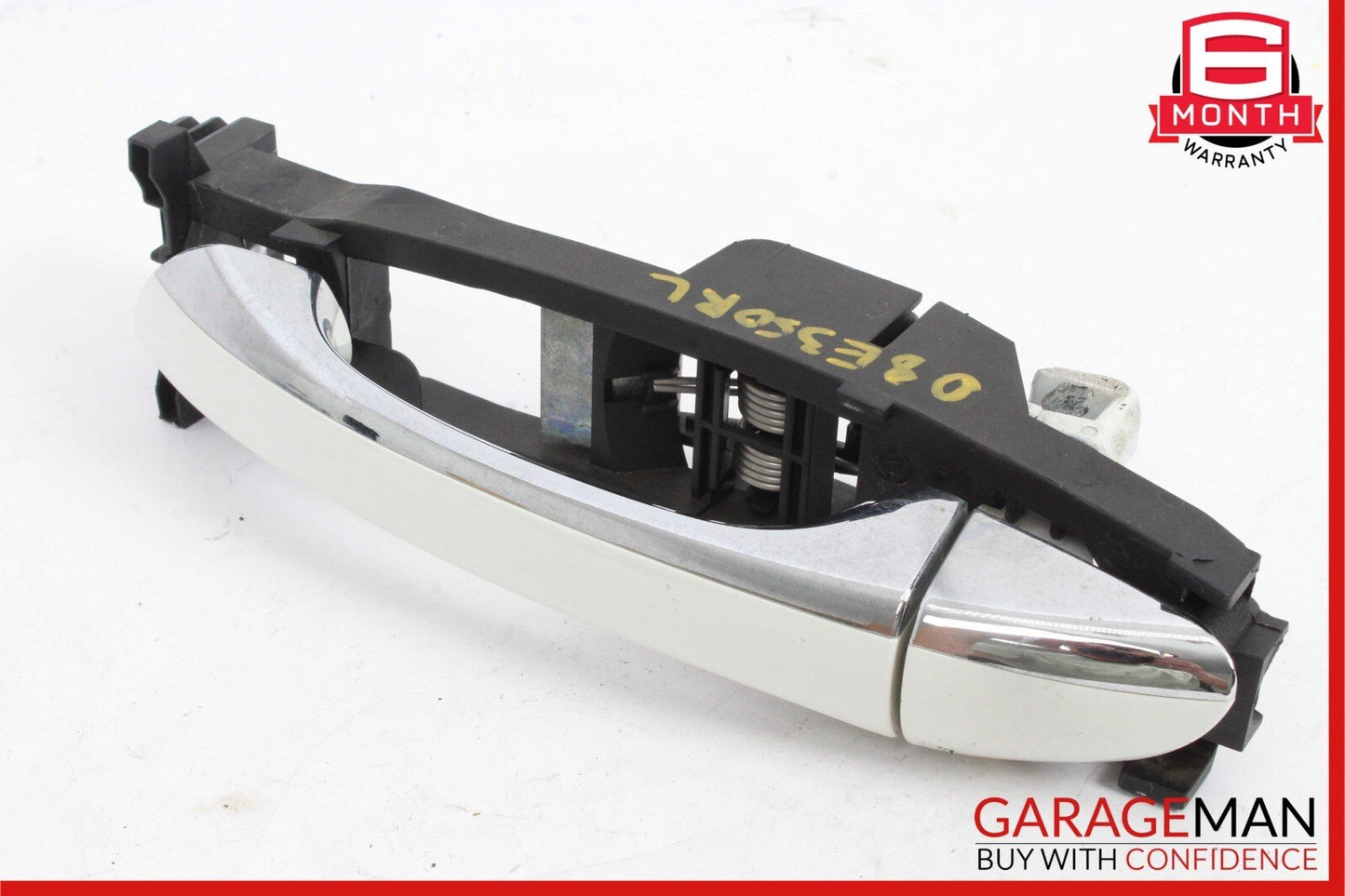 03-09 Mercedes W211 E350 Rear Left Exterior Door Handle Assembly Calcite White