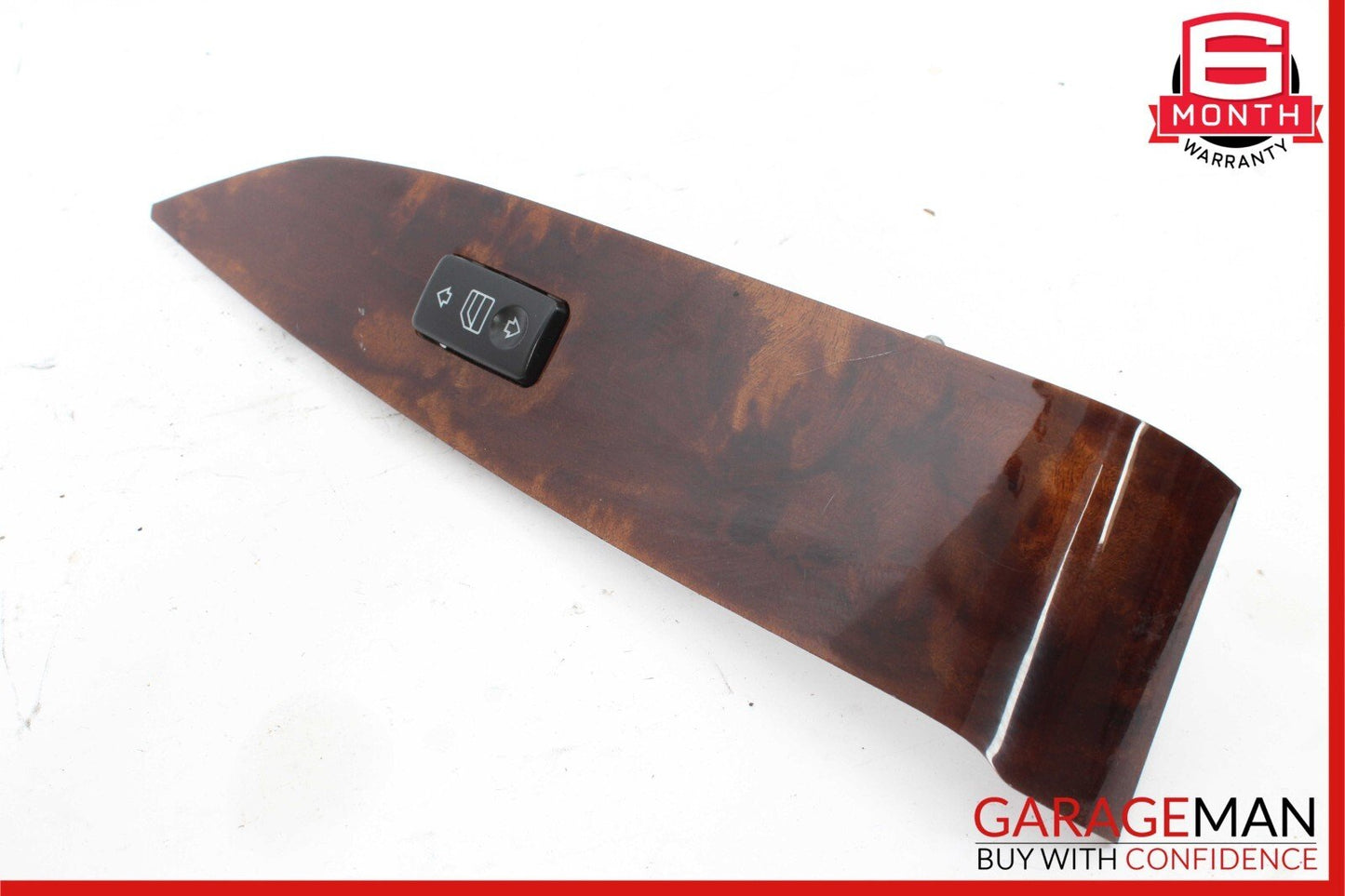 03-06 Mercedes W216 CL55 AMG Front Right Side Door Window Switch Trim Bezel Wood
