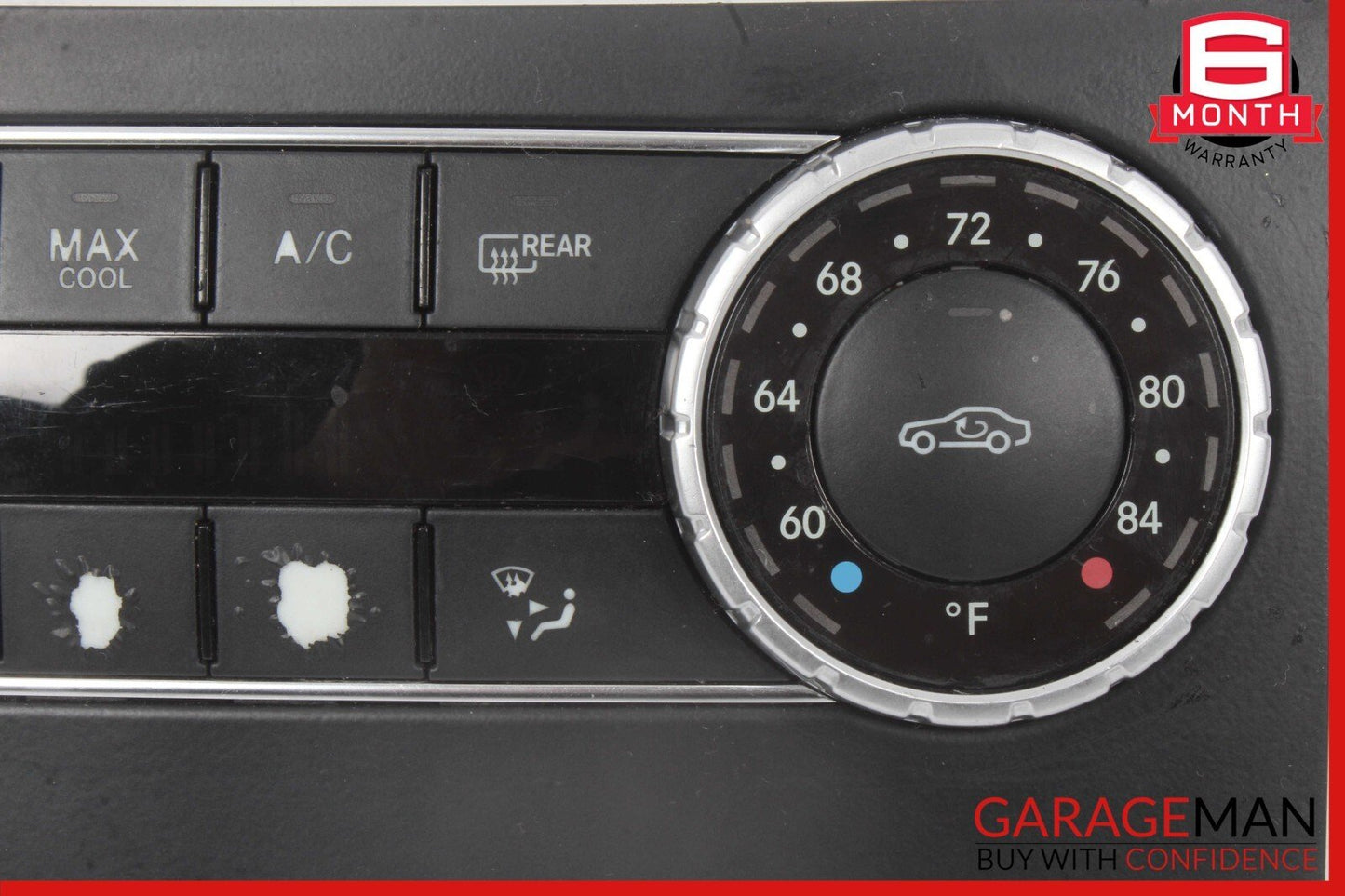 12-14 Mercedes W204 C250 AC A/C Climate Temperature Heater Switch Control Panel