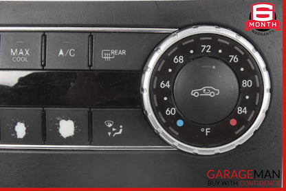 12-14 Mercedes W204 C250 AC A/C Climate Temperature Heater Switch Control Panel