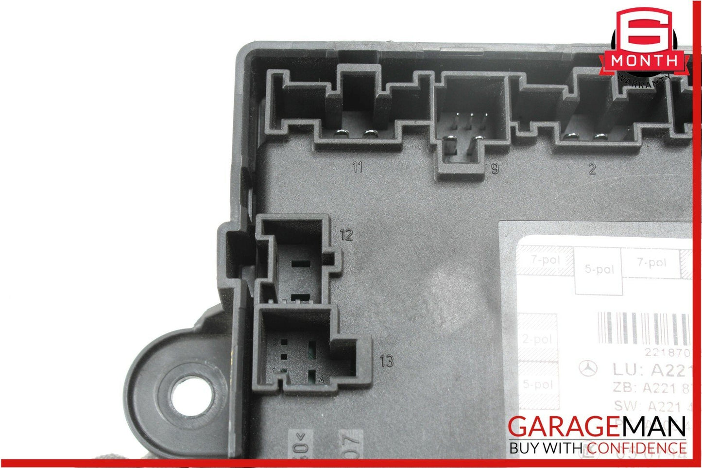 07-13 Mercedes W221 S550 S600 Rear Right Side Door Control Module OEM