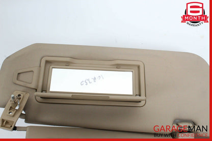 09-13 Mercedes W251 R350 R320 Front Right Side Sun Visor Sun Shade Brown OEM