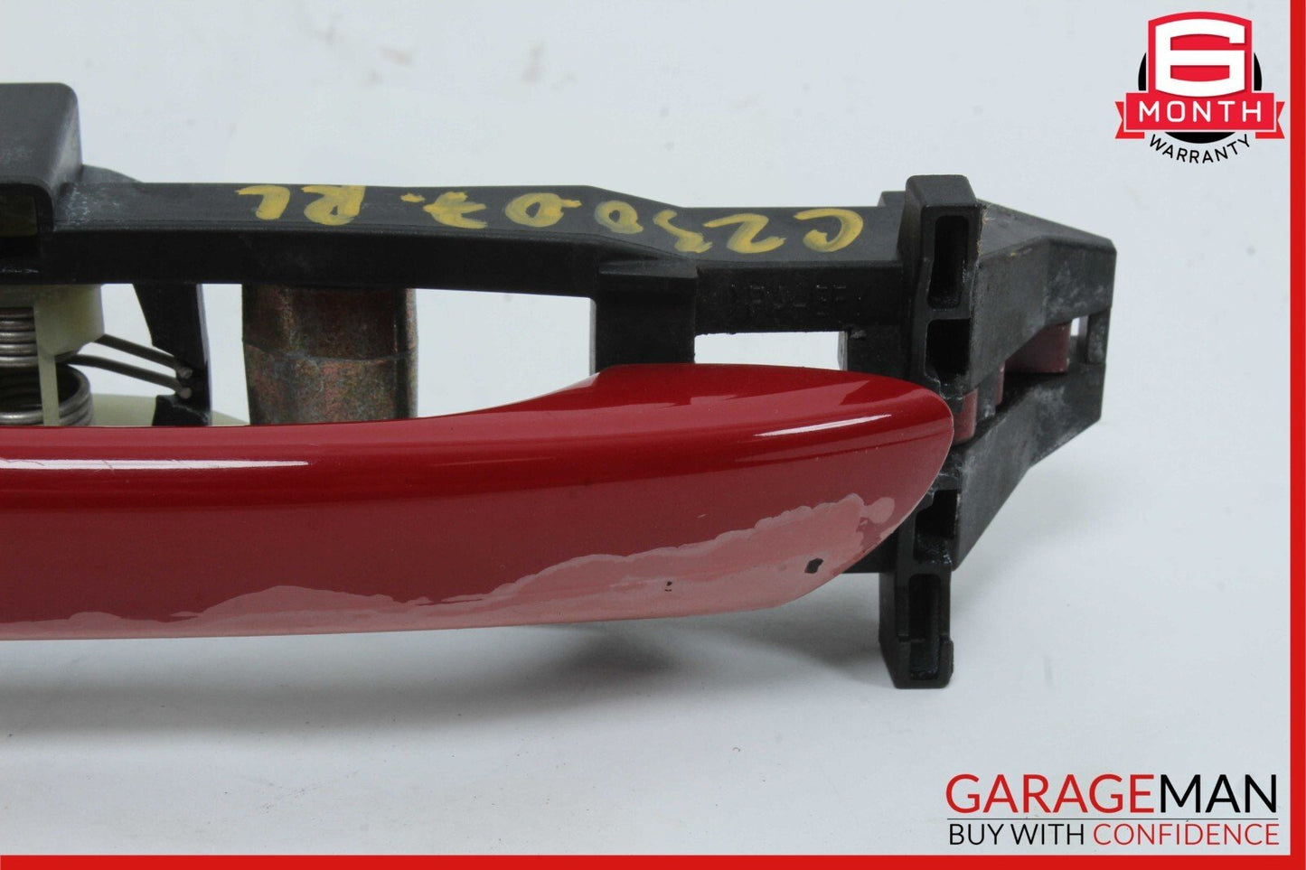 01-07 Mercedes W203 C230 Rear Left Driver Side Exterior Door Handle Red OEM