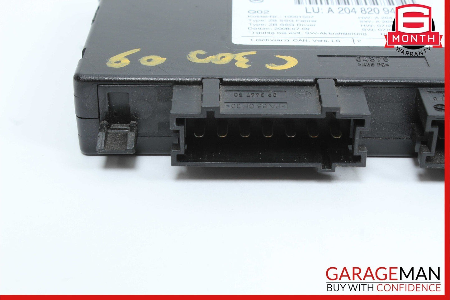 08-18 Mercedes W204 C300 SLK250 Front Left Side Seat Control Module Unit OEM