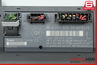 07-13 Mercedes W221 S600 S550 Front Left Side Seat Controller Module Unit