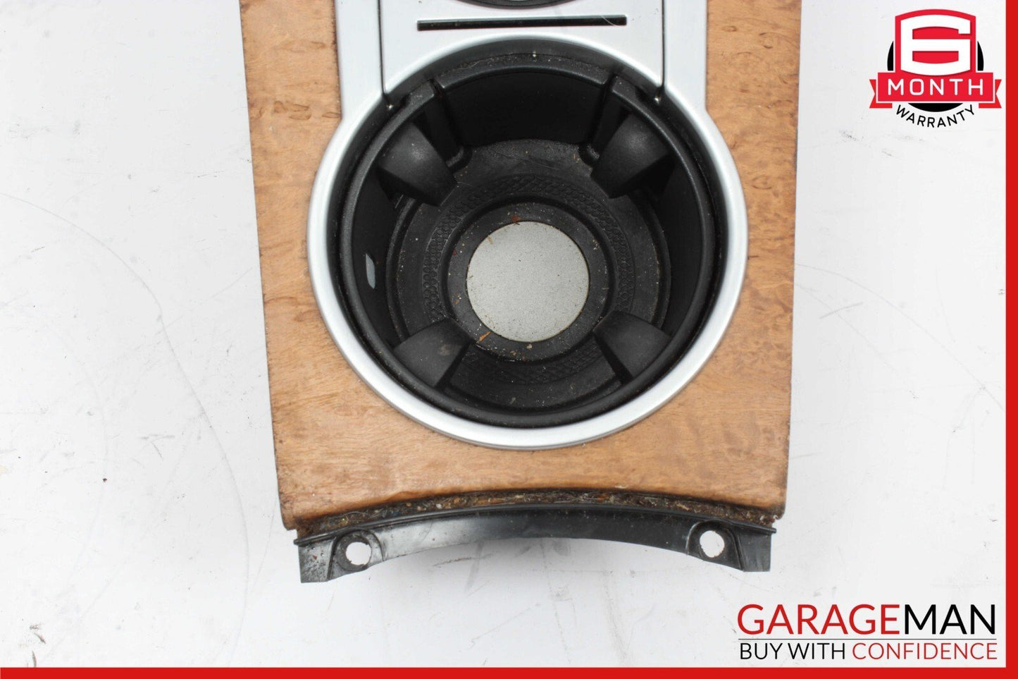 06-12 Mercedes X164 GL450 ML350 Front Center Console Cup Holder Compartment Wood