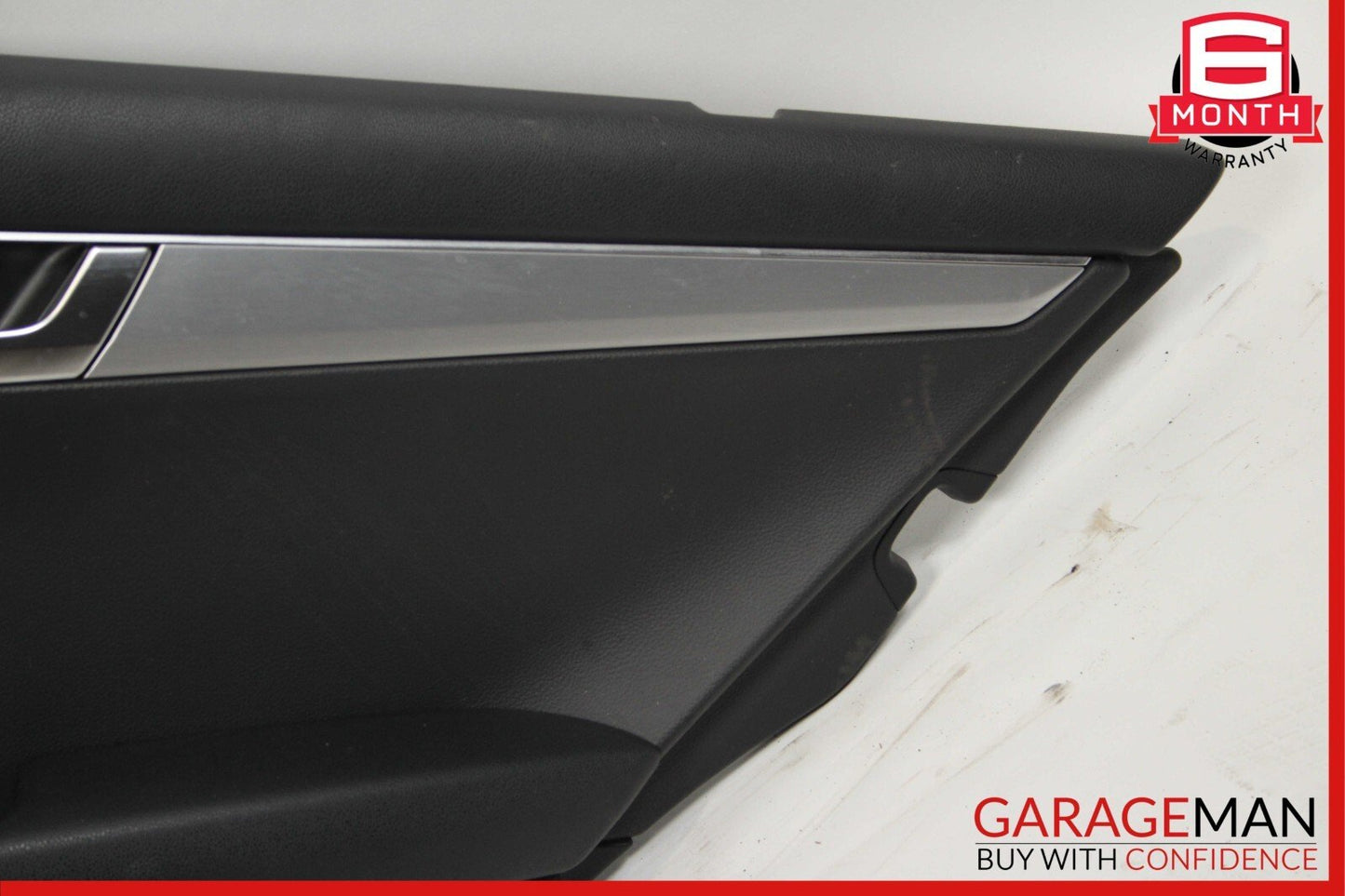 08-14 Mercedes W204 C250 Sedan Rear Right Side Interior Door Panel Black OEM
