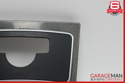 10-13 Mercedes W212 E350 E550 Center Console Switch Trim Bezel Wood OEM