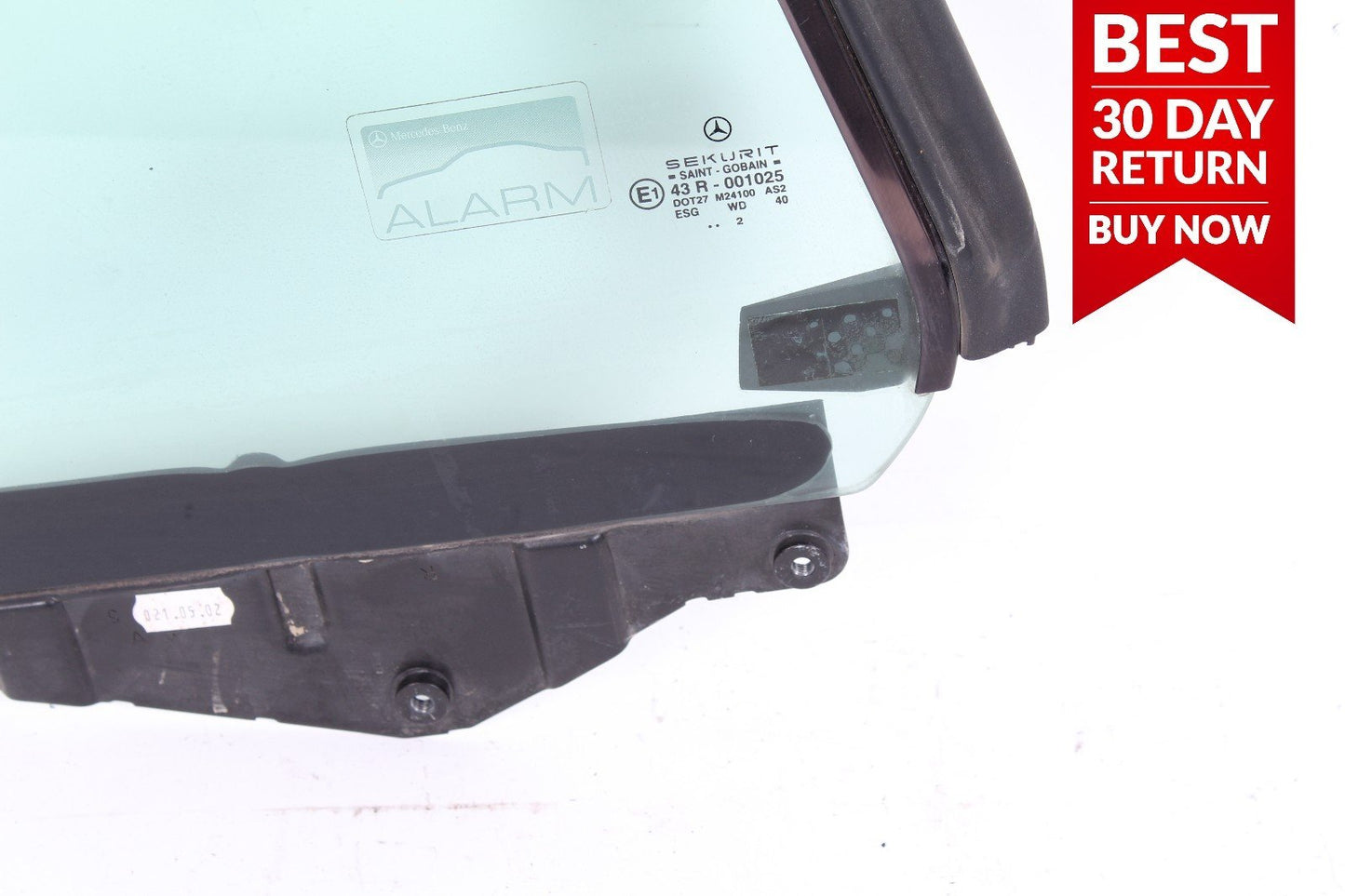 03-11 MERCEDES R230 SL500 REAR RIGHT PASSENGER SIDE QUARTER WINDOW GLASS A83 OEM