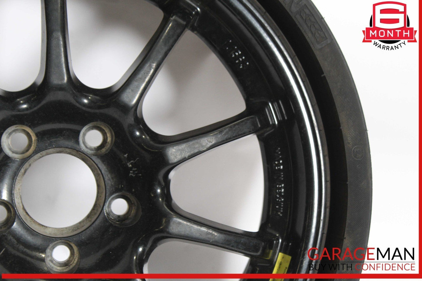 03-12 Mercedes R230 SL500 SL63 AMG Emergency Spare Tire Wheel Donut Rim 17" R17