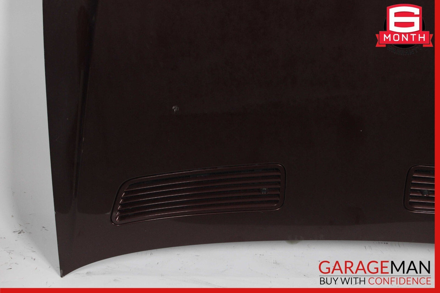 07-13 Mercedes W221 S550 Front Hood Bonnet Cover Panel Air Vent Assy Carneol Red