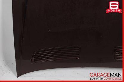 07-13 Mercedes W221 S550 Front Hood Bonnet Cover Panel Air Vent Assy Carneol Red
