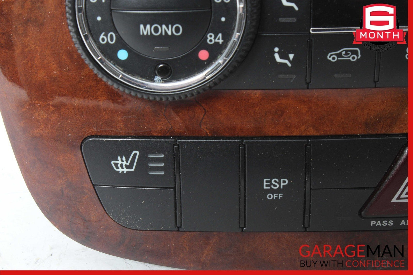 06-10 Mercedes W251 R500 ML350 A/C Heater Climate Temperature Control Switch OEM