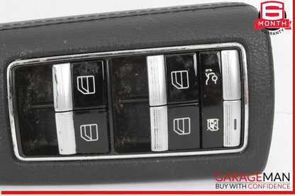 09-13 Mercedes W221 S550 S600 Front Left Side Window Control Switch Black OEM