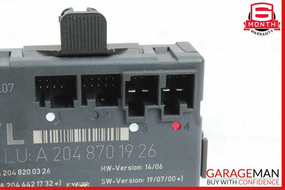 08-18 Mercedes W204 C300 C250 E400 Front Left Side Door Control Module OEM