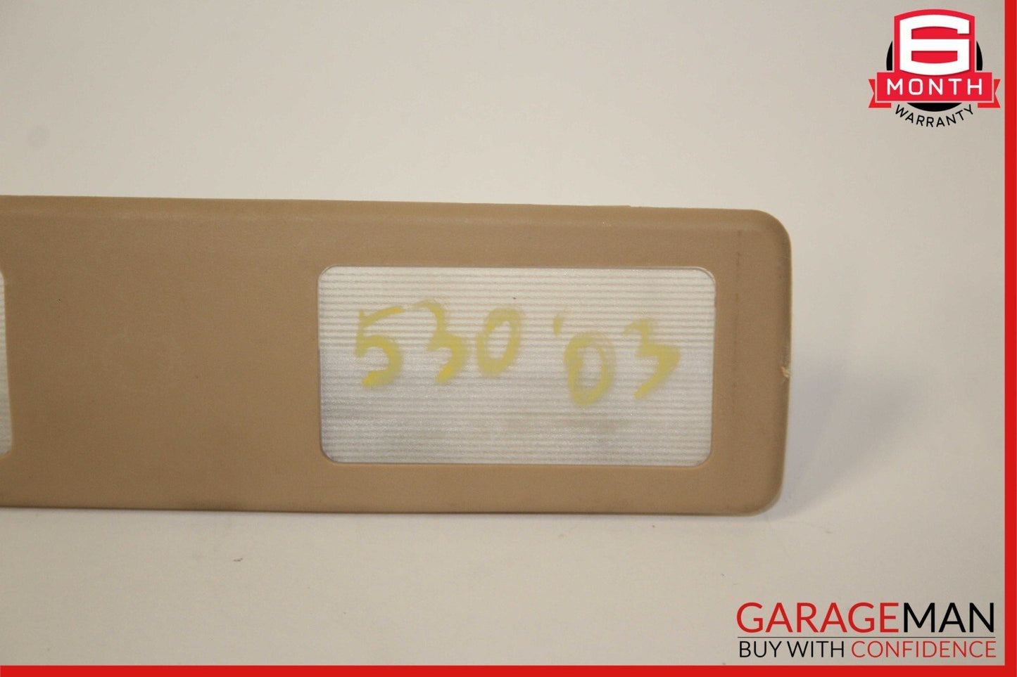 97-03 BMW E39 530i 525i 528i Sun Visor Make Up Dome Light Set of 2 Pc Beige OEM