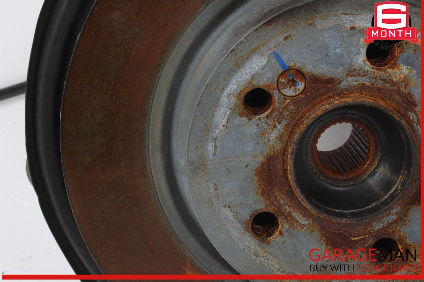 08-17 Mercedes W207 E350 C300 Rear Left Side Spindle Knuckle Hub w/ Rotor Disc