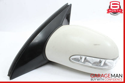 06-10 Mercedes W251 R350 Front Left Side Mirror Door Rear View White OEM