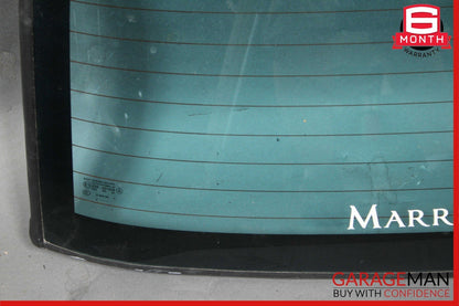 03-09 Mercedes W209 CLK500 Soft Top Convertible Rear Windshield Window Glass