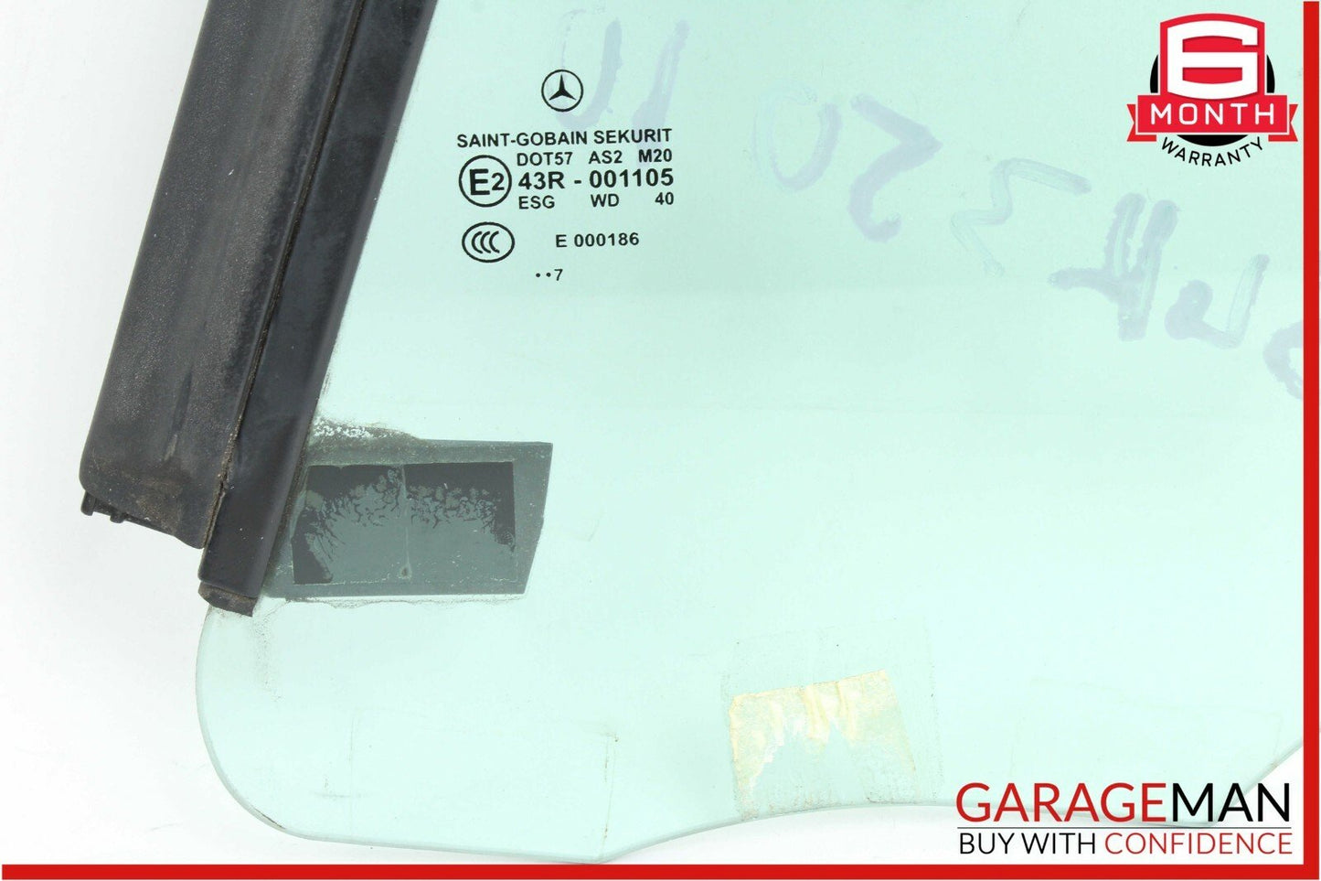 05-11 Mercedes R171 SLK350 Rear Left Driver Side Quarter Window Auto Glass OEM