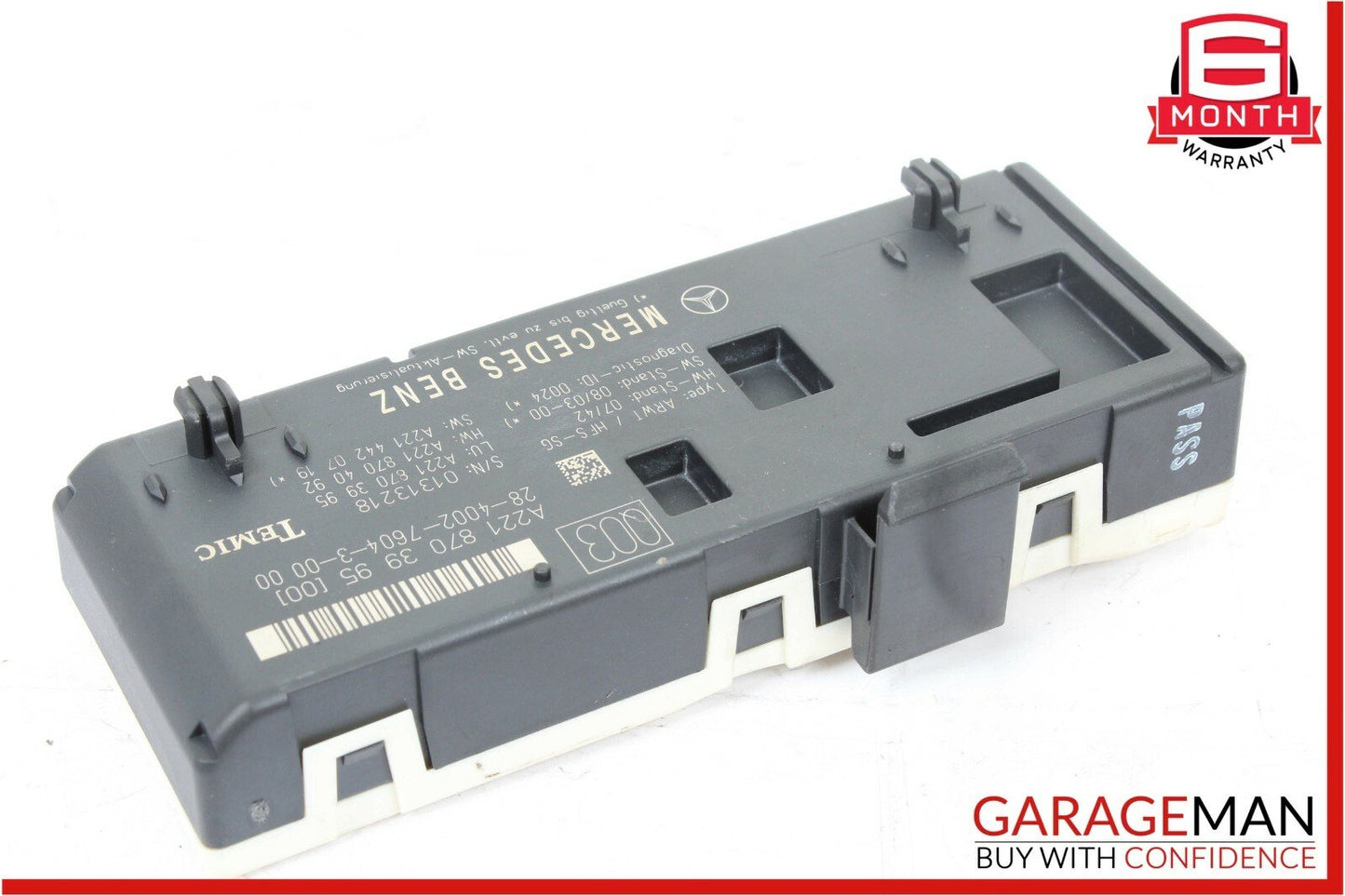 07-14 Mercedes W221 S550 CL600 Trunk Release Remote Open Close Module Unit OEM