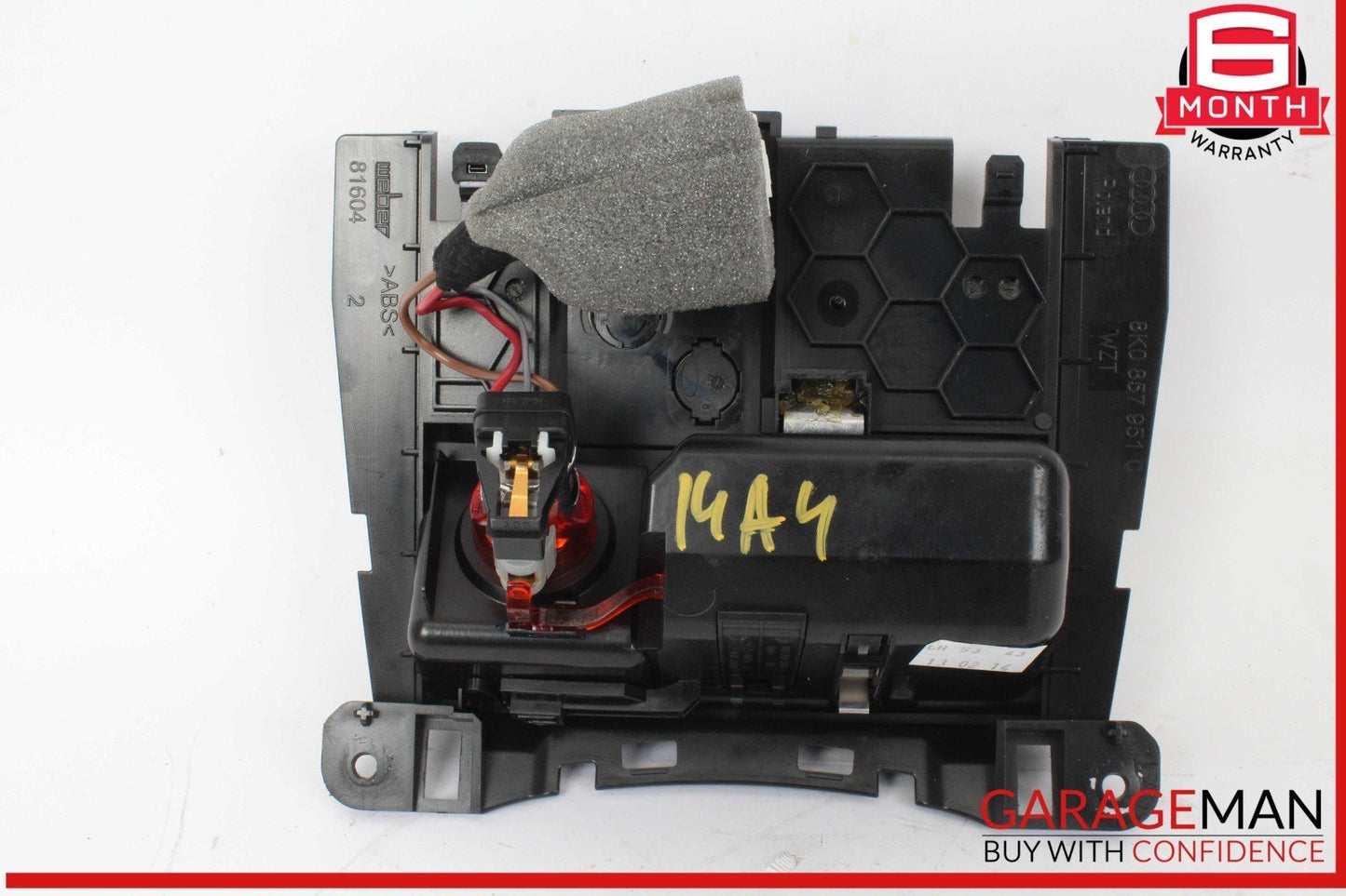 13-17 Audi A4 S4 SQ5 Front Center Console Ash Tray Ashtray Assembly 8K0857951C