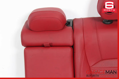 17-21 Alfa Romeo Giulia Rear Left Side Top Upper Seat Cushion Cover Assy Red OEM