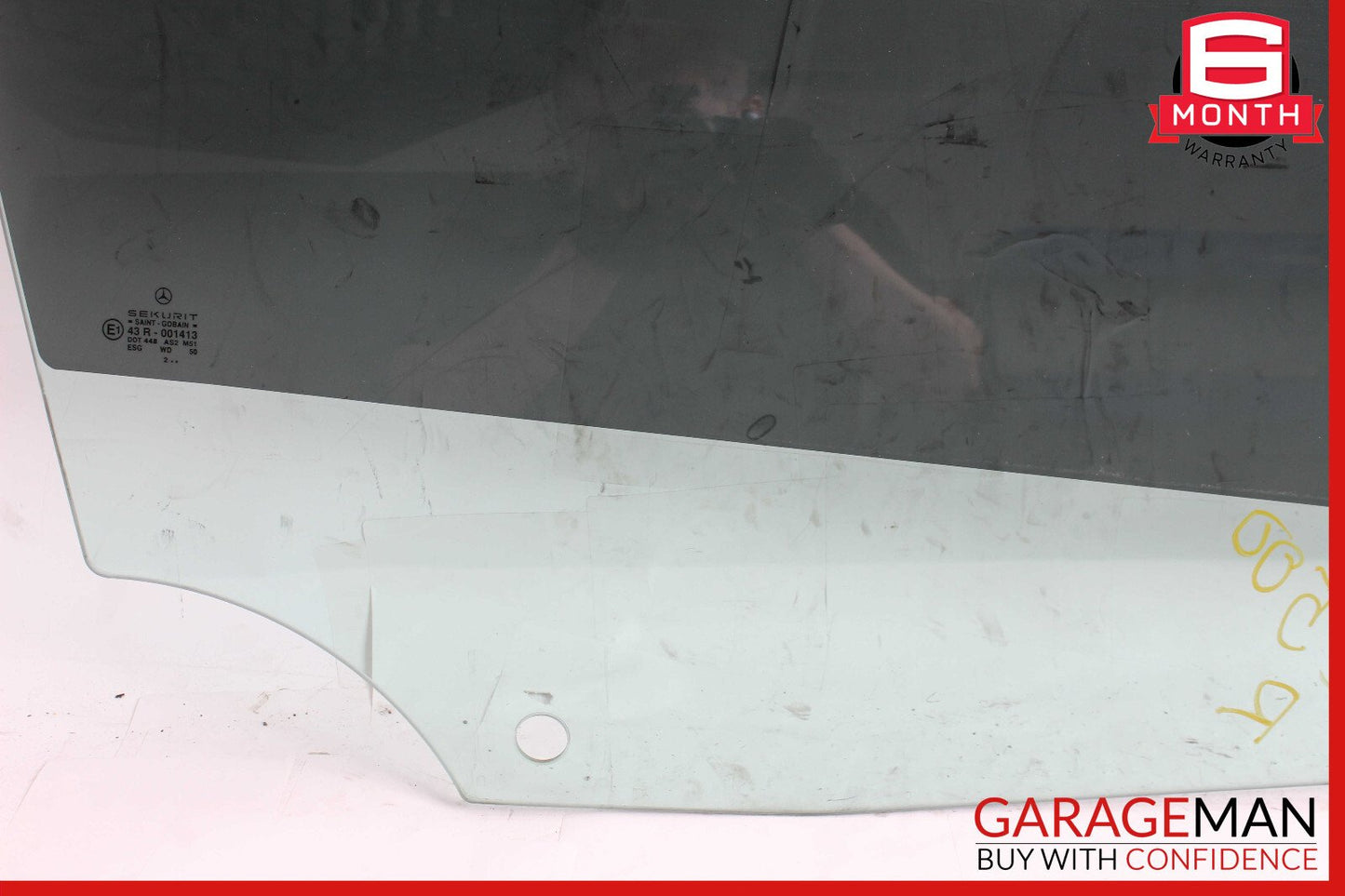 03-12 Mercedes R230 SL500 SL55 Front Right Passenger Side Door Window Glass OEM