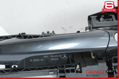 08-14 Mercedes W204 C250 C300 Front Left Side Exterior Door Handle Tenorite Gray