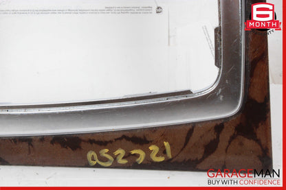 08-15 Mercedes W204 C250 Center Console Shifter Trim Cover Panel Bezel Wood Assy