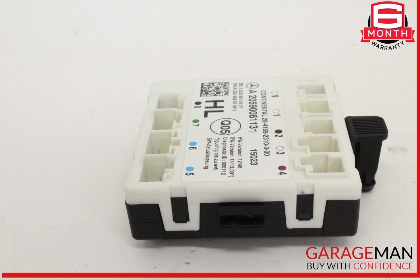 15-18 Mercedes W205 C300 Rear Left Driver Side Door Control Module Unit OEM