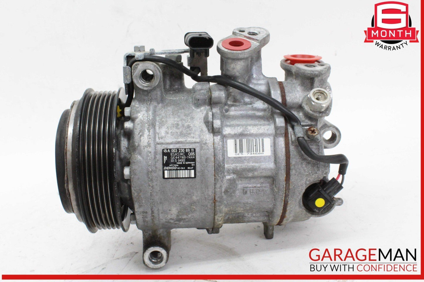 15-20 Mercedes W205 C300 A/C Air Conditioning Compressor 0032306911 OEM