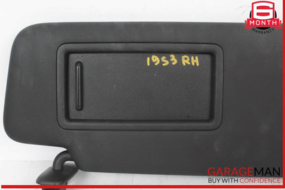 17-20 Audi S3 A3 Front Right Passenger Side Sun Visor Sunvisor Black 8H0010501