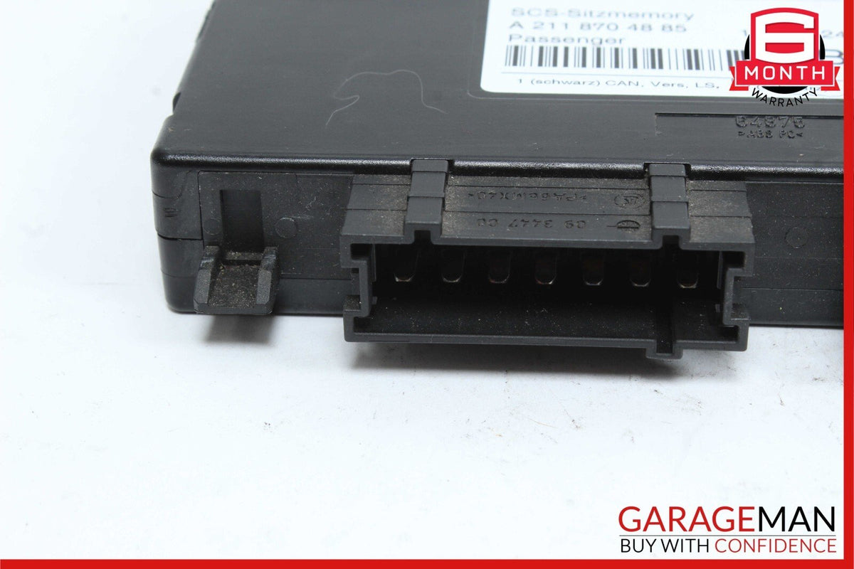 03-12 Mercedes E350 E550 SLK350 CLS550 Front Right Side Seat Control Module Unit