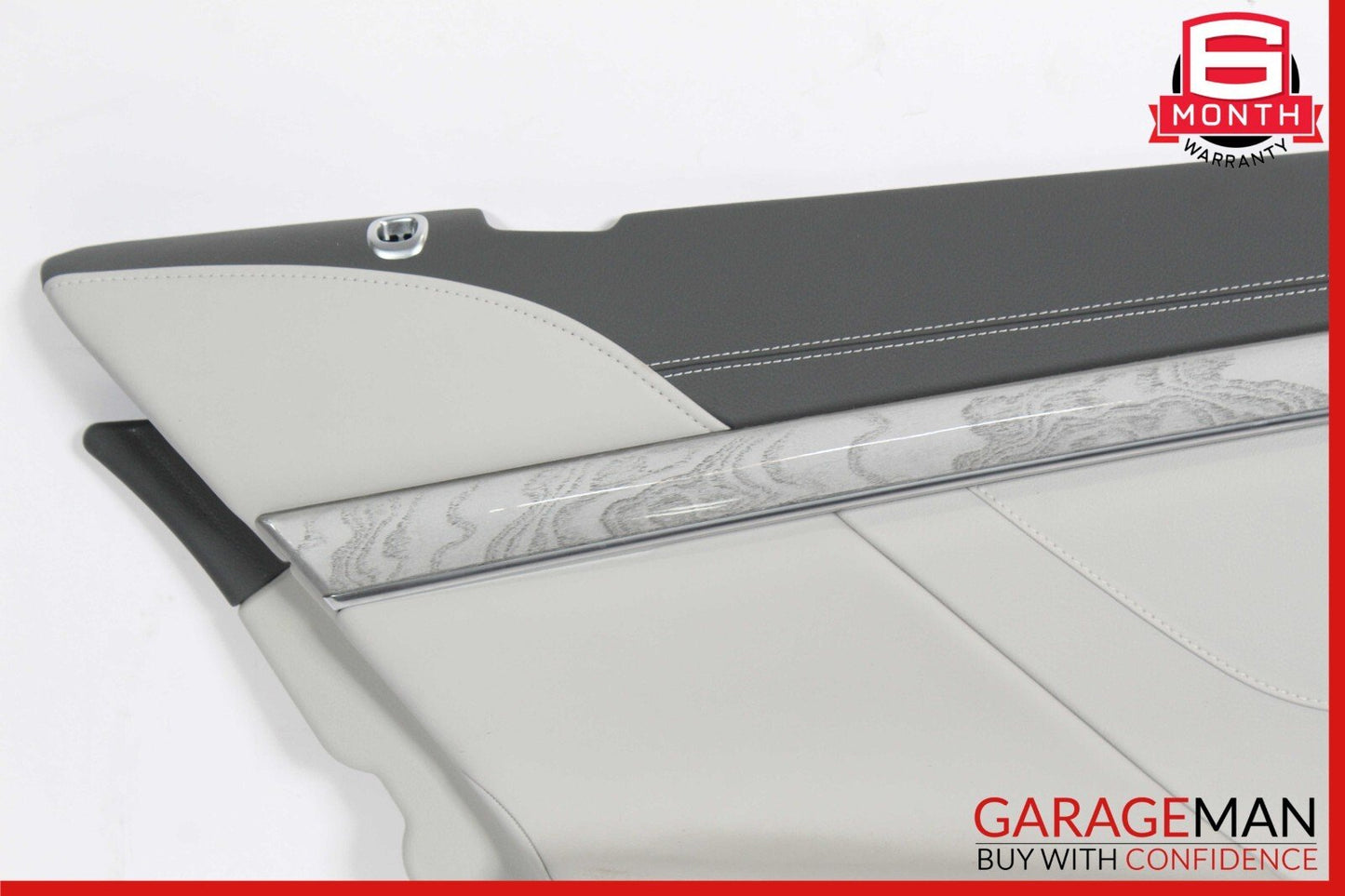 14-17 Mercedes W222 S550 S500 Rear Left Side Interior Door Panel Cover Gray