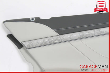 14-17 Mercedes W222 S550 S500 Rear Left Side Interior Door Panel Cover Gray