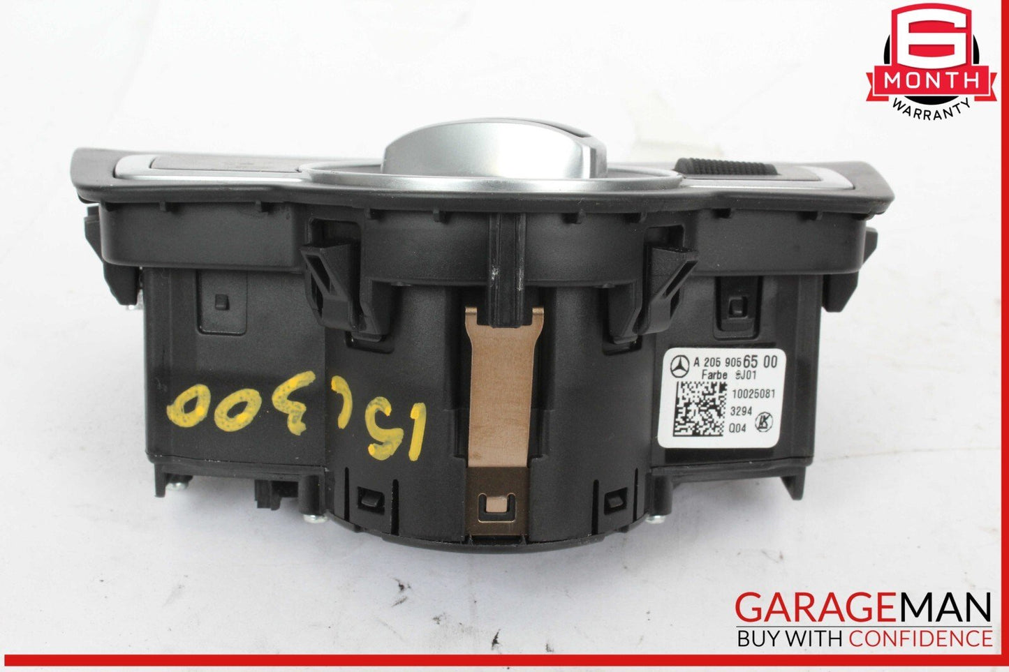 15-20 Mercedes W205 C300 Head Light Headlight Control Switch Trim Assembly Black