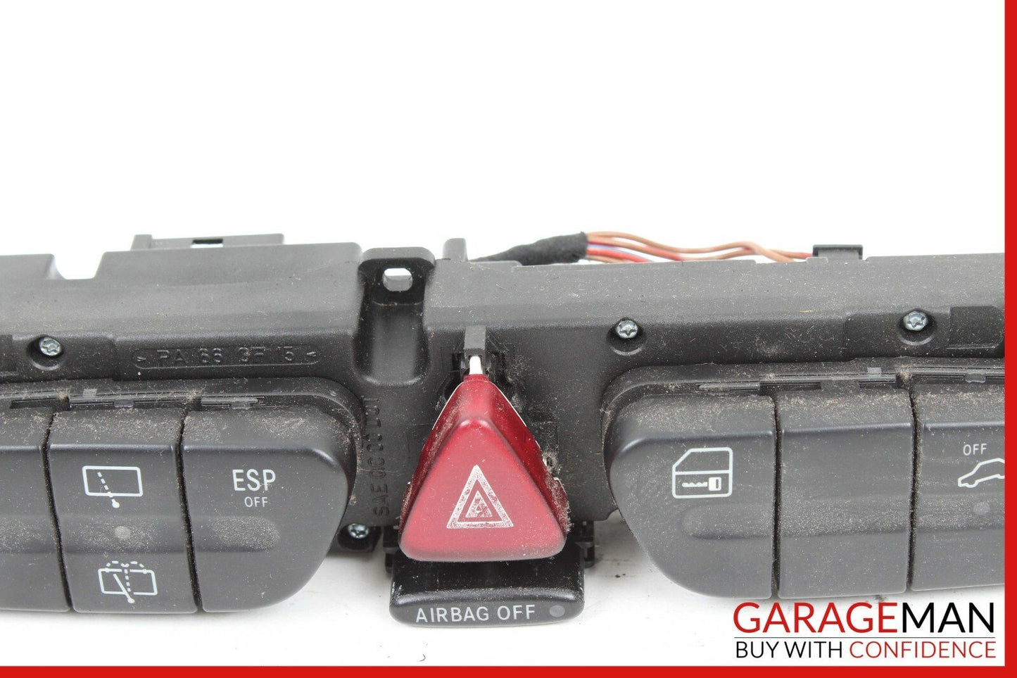 01-05 Mercedes W203 C320 Center ESP Hazard Control Switch Panel Assembly OEM
