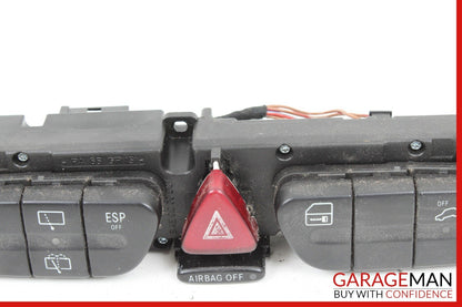 01-05 Mercedes W203 C320 Center ESP Hazard Control Switch Panel Assembly OEM
