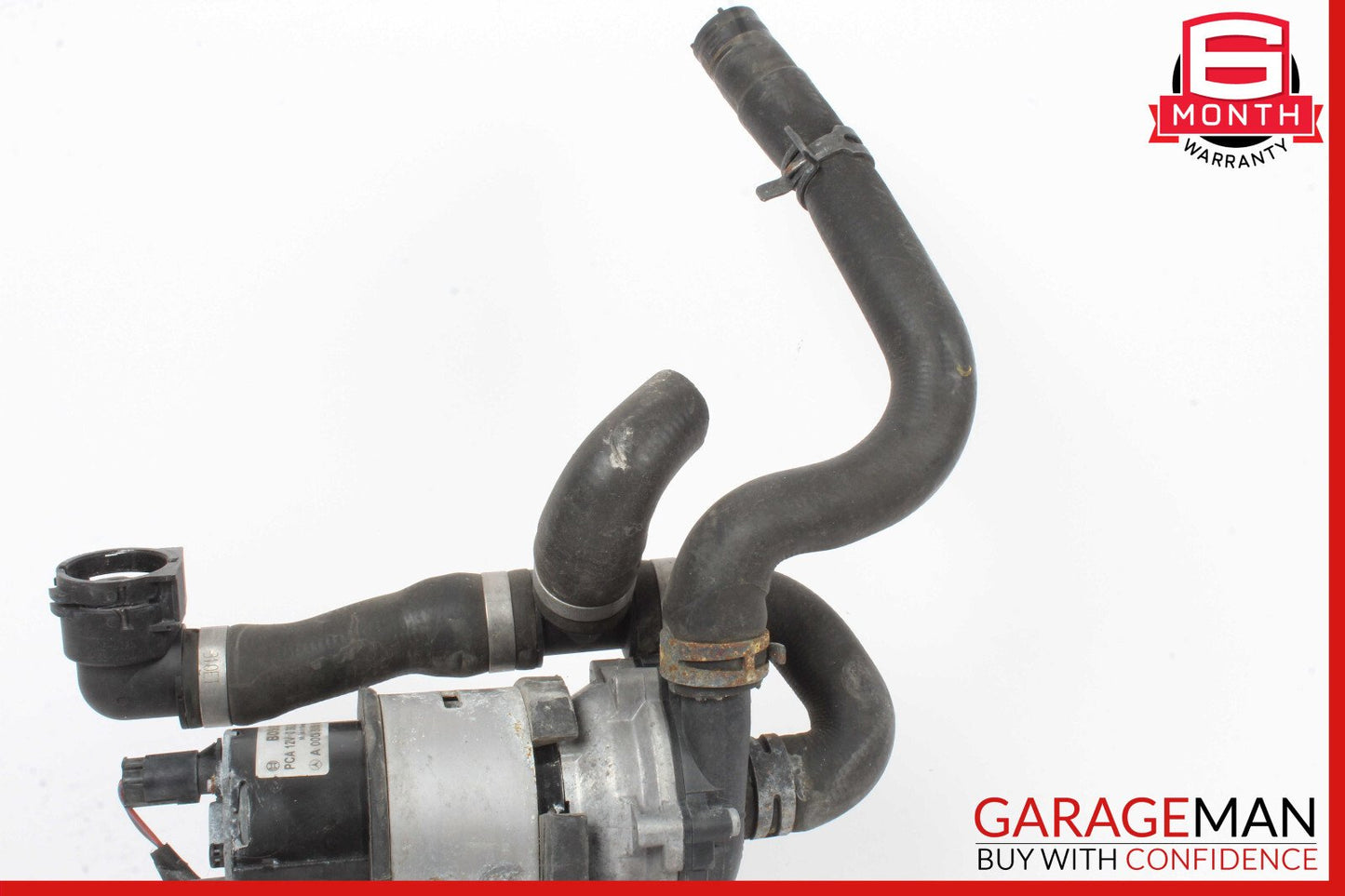 10-16 Mercedes W212 E350 Auxiliary AUX Circulation Water Pump w/ Bumper Bracket