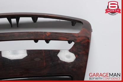07-13 Mercedes W216 CL550 Center Console Comand Head Unit Bezel Trim Assy Wood
