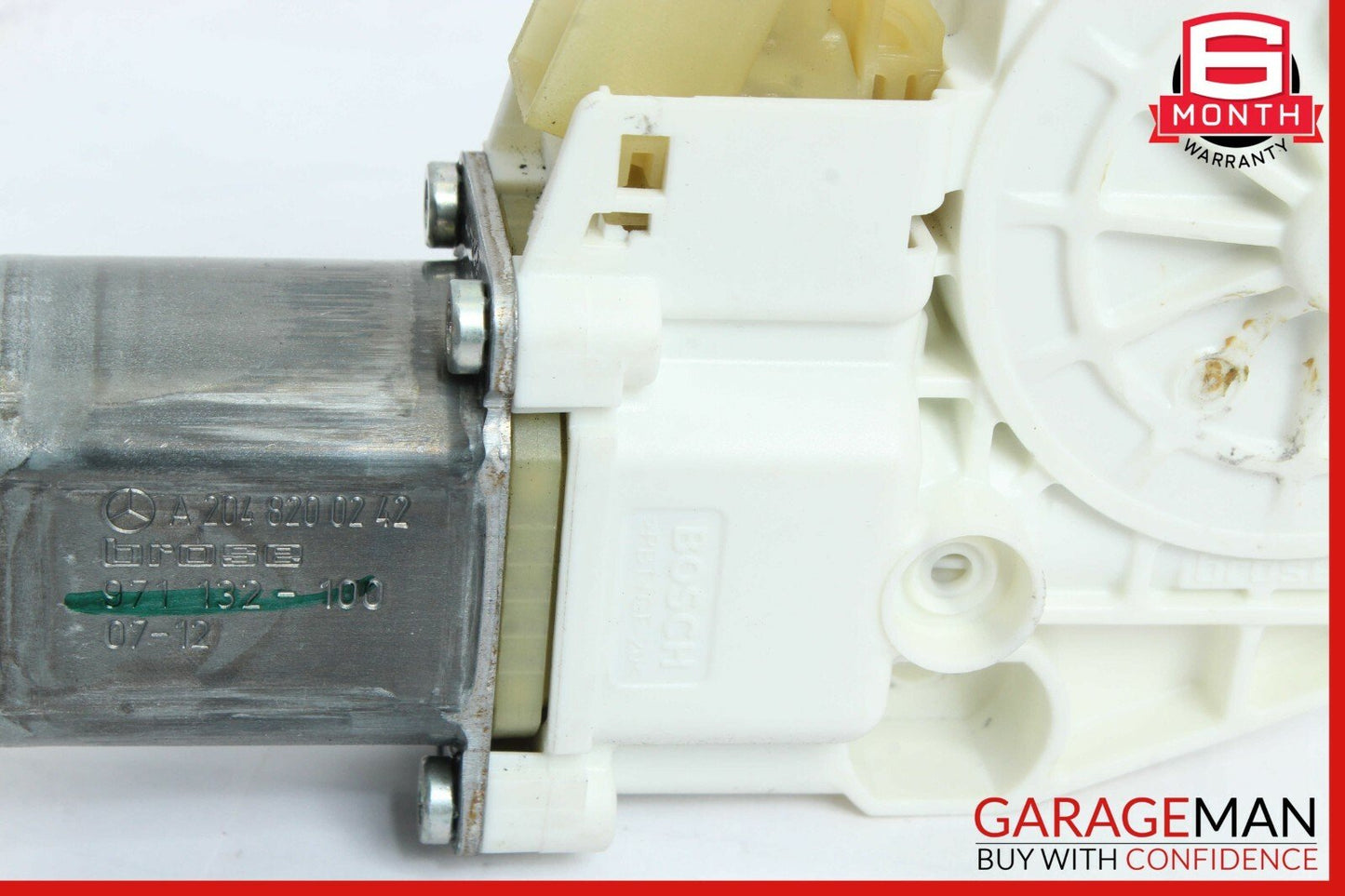 08-14 Mercedes W204 C350 Front Right Passenger Side Door Window Regulator Motor