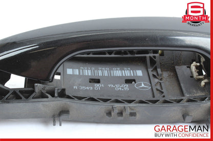 10-13 Mercedes W212 E350 Front or Rear Right Side Exterior Door Handle Black OEM