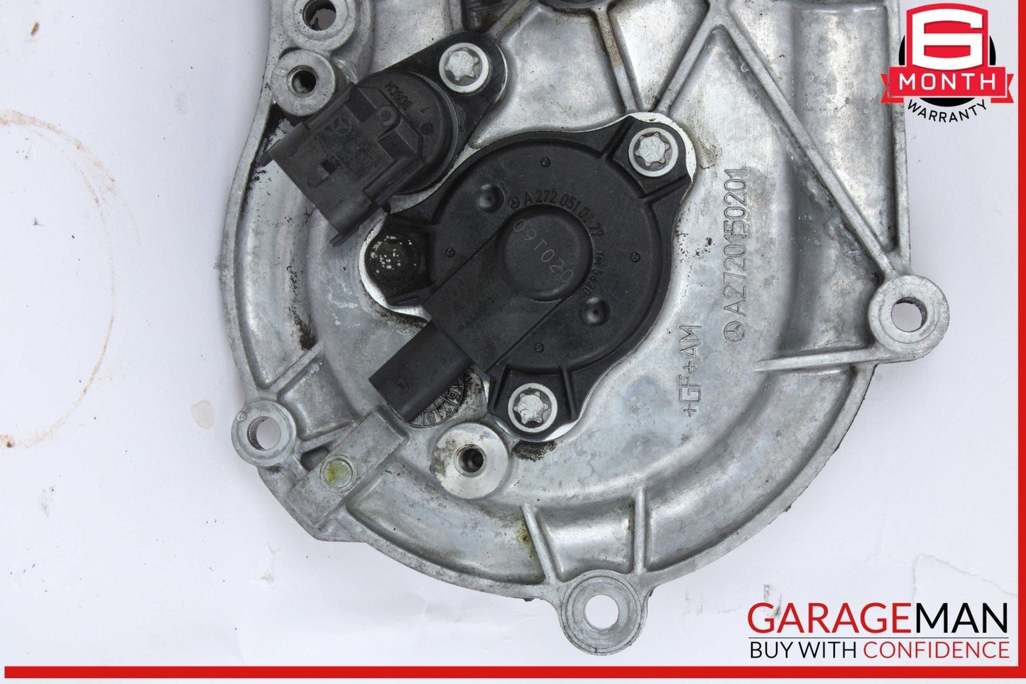 05-13 Mercedes X204 GLK350 ML350 Front Left Side Engine Timing Chain Cover Plate