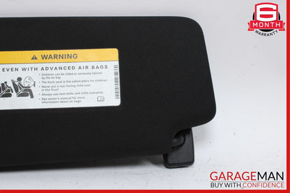 08-14 Mercedes W204 C250 Front Right Side Sun Visor Sunvisor Shade Black OEM