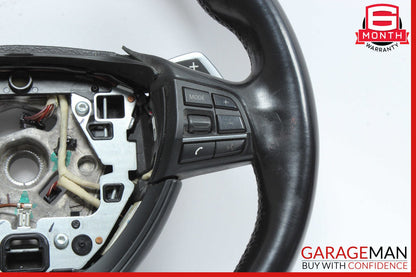 13-19 BMW 650i F06 Steering Wheel Black OEM