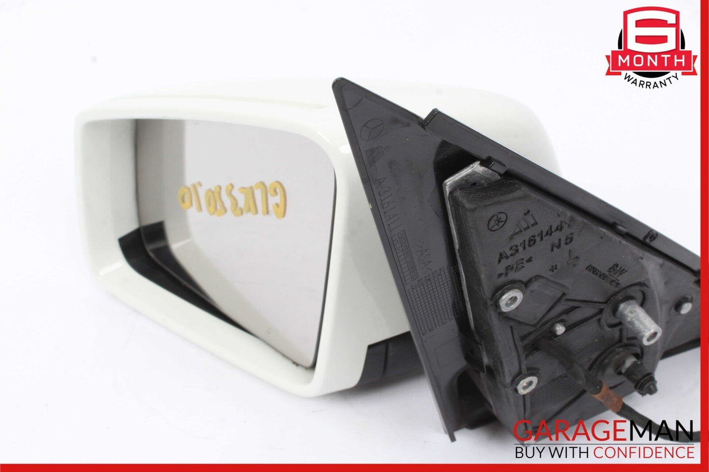 10-12 Mercedes X204 GLK350 Left Driver Side Rear View Door Mirror White OEM