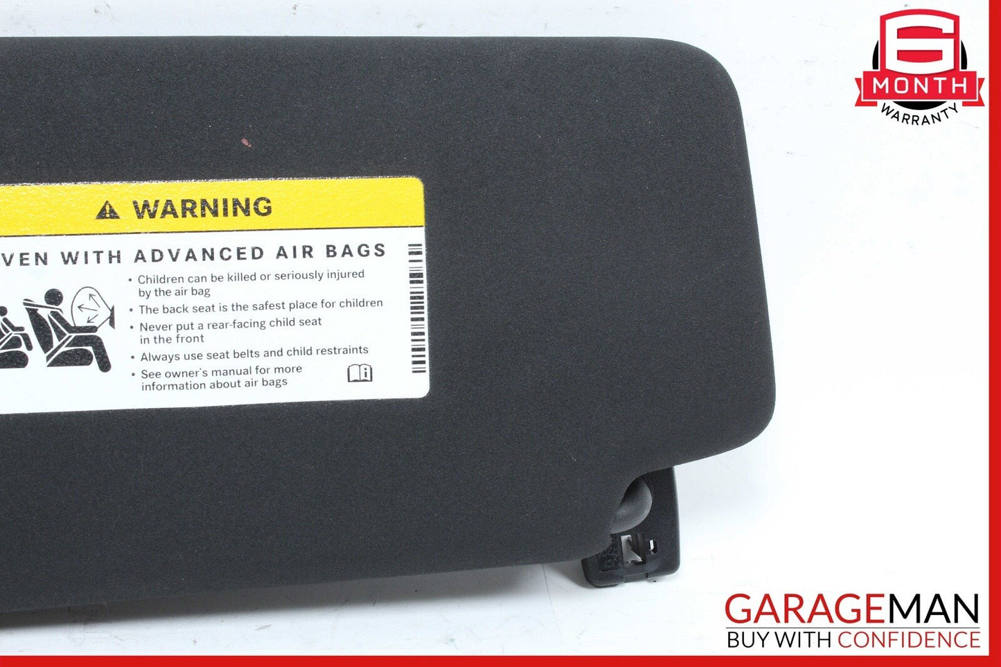 08-14 Mercedes W204 C250 Front Left Side Sun Visor Sunvisor Shade Cover OEM