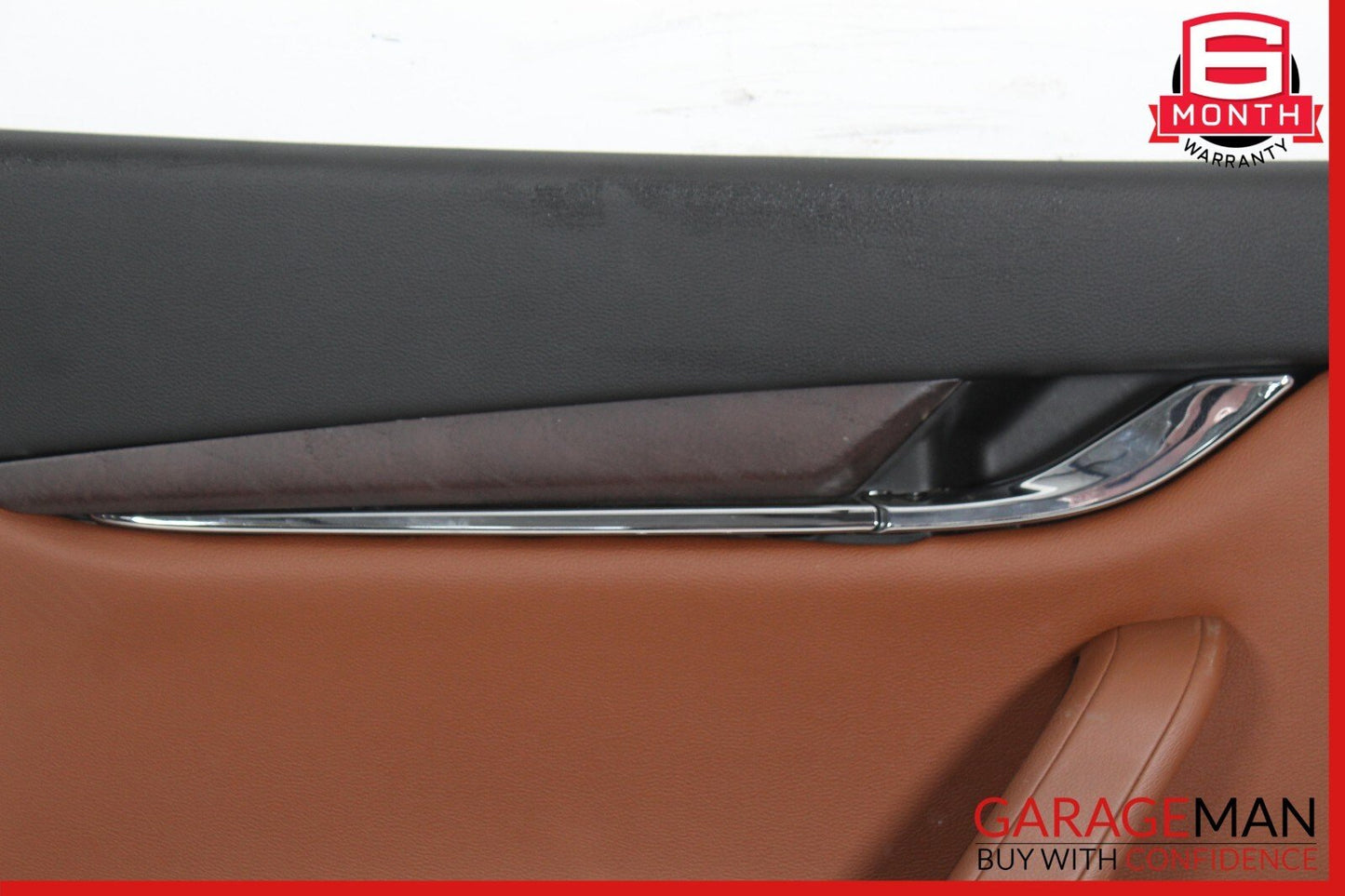 14-17 Maserati Quattroporte SQ4 M156 Rear Left Side Interior Door Panel OEM