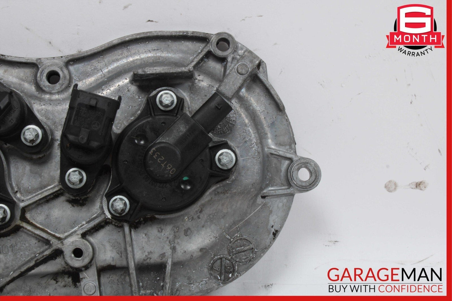 06-13 Mercedes R171 SLK300 S550 Front Right Engine Timing Chain Cover Plate OEM